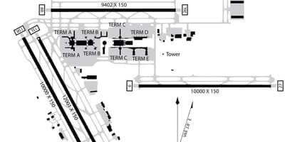 Bush intercontinental airport 지도